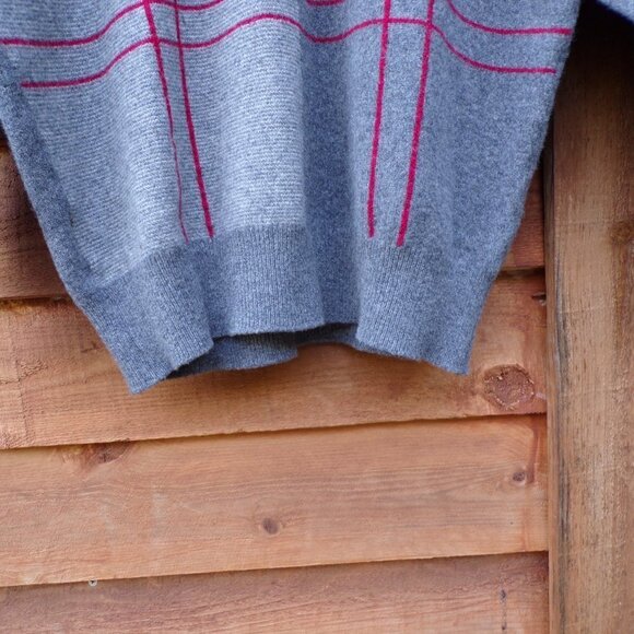 Alan Paine 100% Lambswool Men's Crewneck Gray Sweater. Made in England. EUC. - Picture 4 of 10